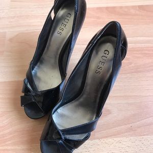Guess Women’s Black Platform Heels